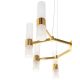 Pendule, Lustre suspendate - Lustra suspendata design minimalist Tub 10 auriu
