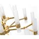 Pendule, Lustre suspendate - Lustra suspendata design minimalist Tub 18 auriu