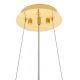 Pendule, Lustre suspendate - Lustra suspendata design minimalist Tub 18 auriu