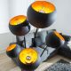 Lampadare - Lampadar Magma negru/ auriu