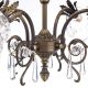 Lustre Cristal Scholer - Candelabru cristal design lux LA BOHEME D-60cm 4L old patina