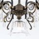 Lustre Cristal Scholer - Candelabru cristal design lux LA BOHEME D-60cm 5L old patina