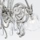 Lustre Cristal Scholer - Candelabru cristal design lux LA BOHEME D-72cm 8L antique silver