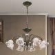 Lustre Cristal Scholer - Candelabru cristal design lux LA BOHEME D-72cm 8L old patina