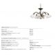 Lustre Cristal Scholer - Candelabru cristal design lux LA BOHEME D-72cm 8L old patina