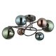 Lustre aplicate - Lustra aplicata 6L design modern Riha color