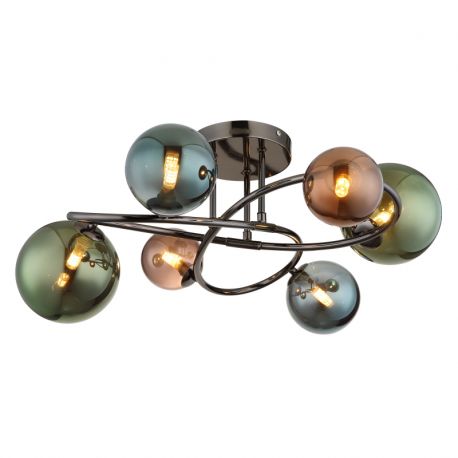 Lustre aplicate - Lustra aplicata 6L design modern Riha color