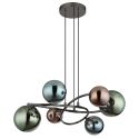 Lustra suspendata 6L design modern Riha color