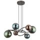 Pendule, Lustre suspendate - Lustra suspendata 6L design modern Riha color
