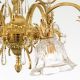 Lustre Cristal Scholer - Candelabru cristal design lux LA BOHEME D-76cm 12L gold plated