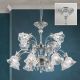 Lustre Cristal Scholer - Candelabru cristal design lux LA BOHEME D-76cm 12L antique silver