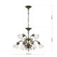 Lustre Cristal Scholer - Candelabru cristal design lux LA BOHEME D-76cm 12L old patina