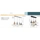 Pendule, Lustre suspendate - Lustra suspendata design modern VALLETTA 6L