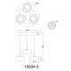 Pendule, Lustre suspendate - Lustra LED suspendata design modern FOGSY 3L