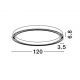 Spoturi, Proiectoare pe sina - Sistem circular sina magnetica incastrabila Breda, React 120cm