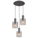 Pendule, Lustre suspendate - Lustra suspendata cu 3 pendule design modern TULIVAR D-48cm