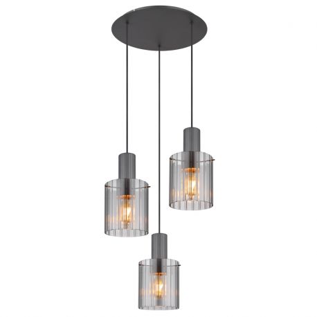 Pendule, Lustre suspendate - Lustra suspendata cu 3 pendule design modern TULIVAR D-48cm