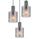 Pendule, Lustre suspendate - Lustra suspendata cu 3 pendule design modern TULIVAR D-48cm