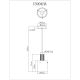 Pendule, Lustre suspendate - Pendul design modern TULIVAR D-18cm
