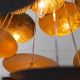 Pendule, Lustre suspendate - Lustra Infinity negru/ auriu
