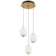 Pendule, Lustre suspendate - Lustra LED suspendata design modern EWALD 3L