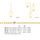 Pendule, Lustre suspendate - Pendul LED design modern EWALD