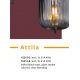 Pendule, Lustre suspendate - Lustra suspendata design modern ATTILA 3L