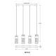 Pendule, Lustre suspendate - Lustra suspendata design modern SCARFINA 4L