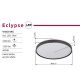 Plafoniere - Plafoniera LED slim design circular ECLYPSE