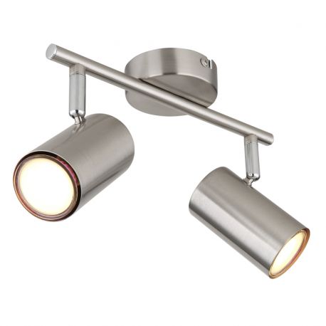 Plafoniere cu spoturi, Spoturi aplicate - Plafoniera cu 2 Spoturi directionabile ALLVI nickel