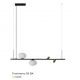 Pendule, Lustre suspendate - Lustra suspendata cu 4 surse de lumina TRASIMENO 95