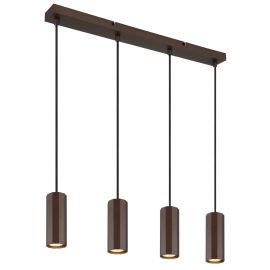 Pendule, Lustre suspendate - Lustra suspendata stil minimalist JAMES 4L bronz