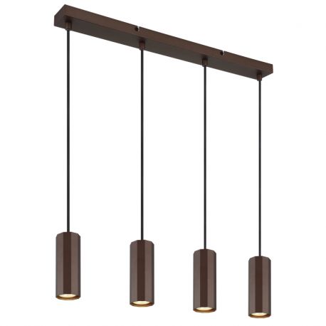 Pendule, Lustre suspendate - Lustra suspendata stil minimalist JAMES 4L bronz