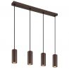 Lustra suspendata stil minimalist JAMES 4L bronz