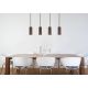 Pendule, Lustre suspendate - Lustra suspendata stil minimalist JAMES 4L bronz