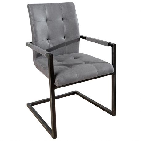 Seturi scaune, HoReCa - Set de 2 scaune Oxford gri