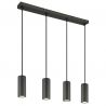 Lustra suspendata stil minimalist JAMES 4L gri