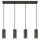 Pendule, Lustre suspendate - Lustra suspendata stil minimalist JAMES 4L gri