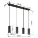 Pendule, Lustre suspendate - Lustra suspendata stil minimalist JAMES 4L gri
