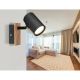 Aplice cu Spot - Aplica cu Spot directionabil LINCA natur/negru