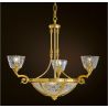 Candelabru 3 brate elegant LUX realizat manual Leonardo