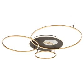 Lustre aplicate - Lustra LED aplicata cu telecomanda INVERTINA aurie