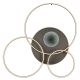 Lustre aplicate - Lustra LED aplicata cu telecomanda INVERTINA aurie