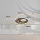Lustre aplicate - Lustra LED aplicata cu telecomanda INVERTINA aurie