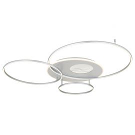 Lustre aplicate - Lustra LED aplicata cu telecomanda INVERTINA argintiu