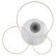 Lustre aplicate - Lustra LED aplicata cu telecomanda INVERTINA argintiu