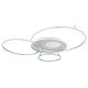 Lustre aplicate - Lustra LED aplicata cu telecomanda INVERTINA argintiu