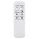 Lustre aplicate - Lustra LED aplicata cu telecomanda INVERTINA argintiu
