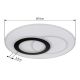 Lustre aplicate - Lustra LED aplicata cu telecomanda JACQUES