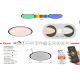 Plafoniere - Plafoniera LED RGB dimabila cu telecomanda XAVER